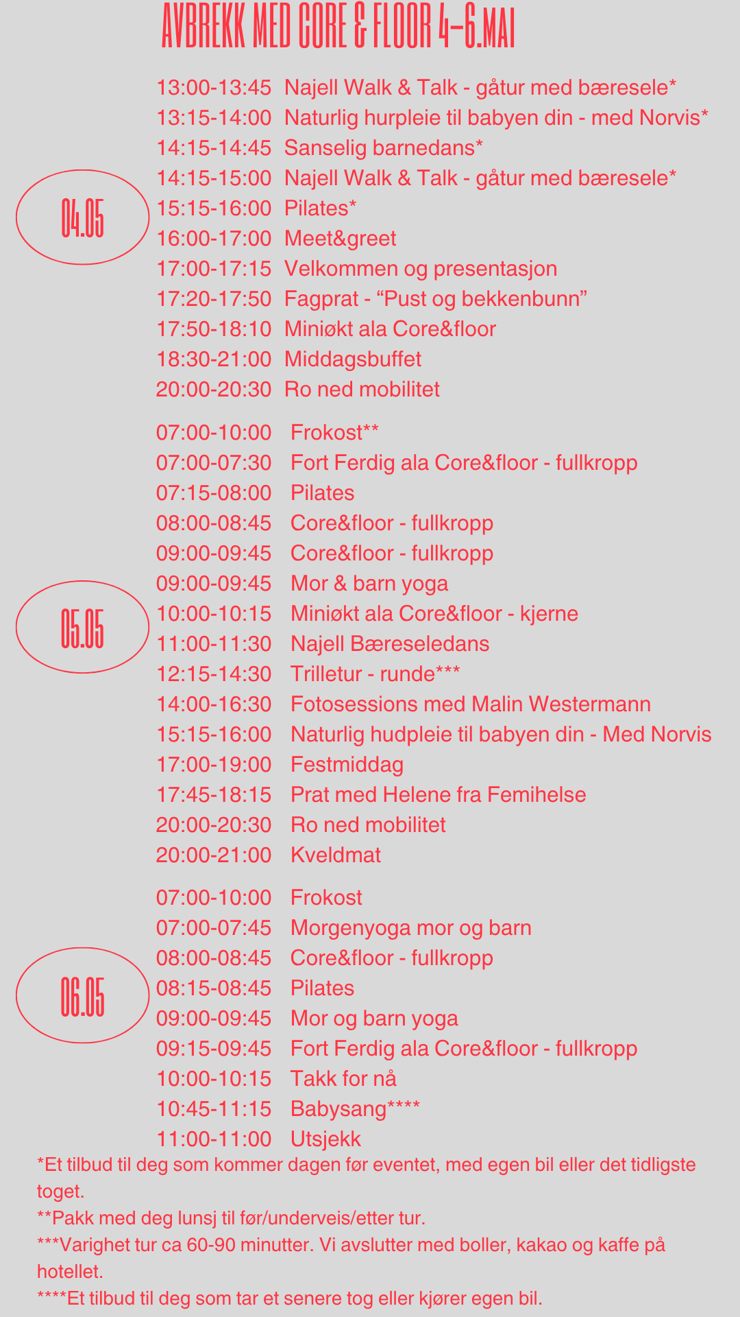 Timeplan AVBREKK 4-6mai 2026 class="img-responsive